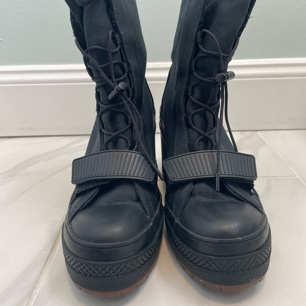 Converse Chuck Taylor All Star GR82 High Top Wedge Black Women's Boots Size 9 - Picture 9 of 9